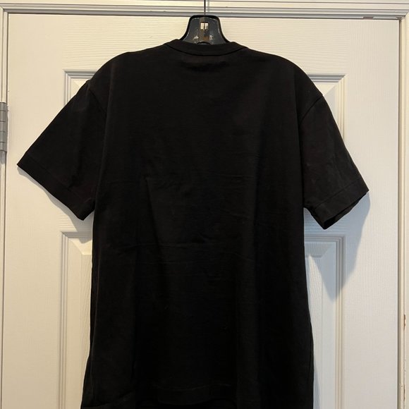 Comme des Garcons Men's Black Cotton Jersey Heart T-Shirt - Picture 3 of 10